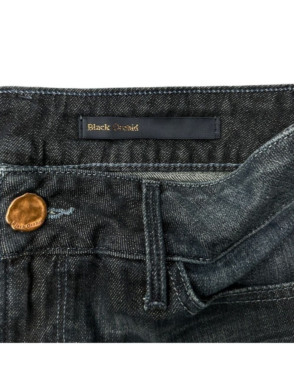 Black Orchid Dark Wash Blue Denim Shorts Women's Size 28 - Picture 5 of 5
